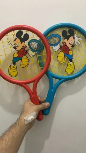 Raquetes Mickey Disney anos 90