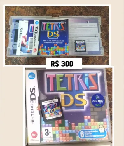 Lote Jogos Nintendo DS Originais (Caixa e Manual) Mario Kart, Tetris, Animal Crossing +