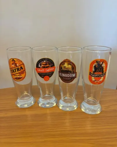 Jogo de Copos de Cerveja Tulipa