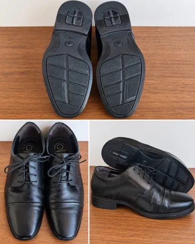 Sapato NARDUCCI Nº40, novo 100% couro legume 