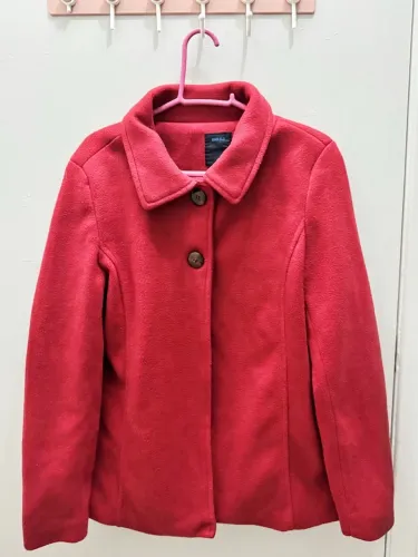Casaco vermelho feminino
