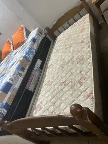 Caminha solteiro com colchão