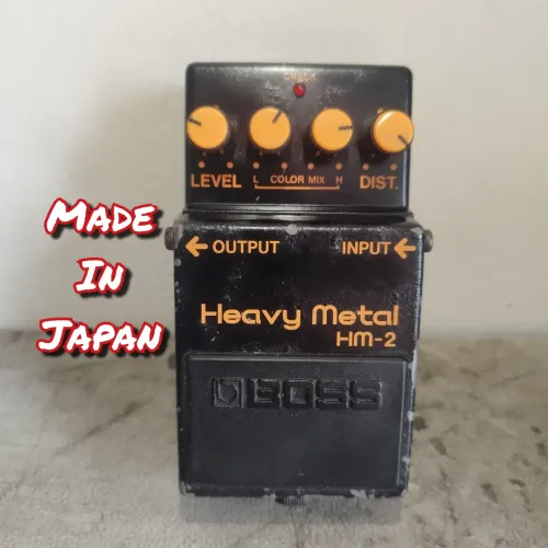Pedal de guitarra heavy metal BOSS JAPAN