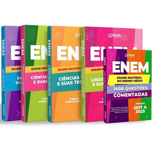 LIVROS PARA O ENEM - NOVA CONCURSOS