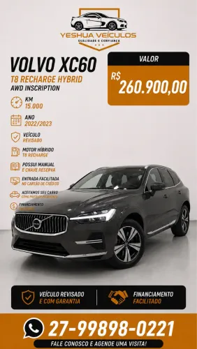 Volvo XC-60 T-8 Plus 2.0 AWD (híbrido) 2023