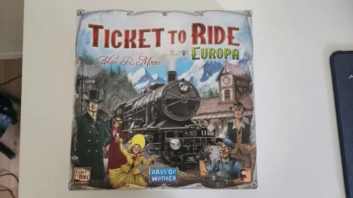 Jogo de tabuleiro: Ticket to Ride - Europa