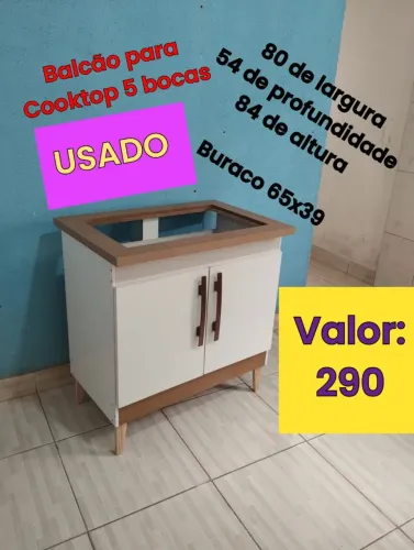 Balcão p Cooktop - ENTREGO