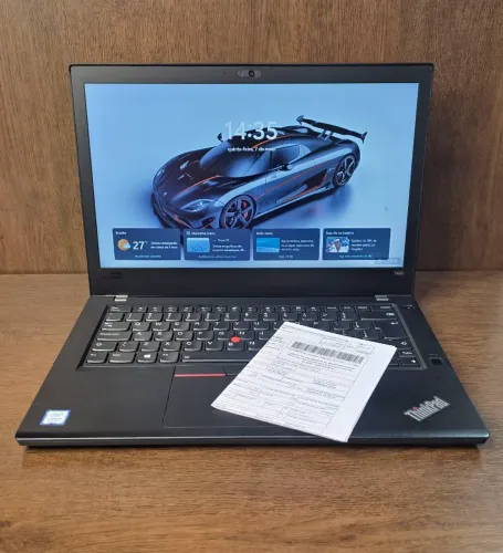 Notebook ThinkPad T480, NF,Ac Cart,i5 8ª, 8GB DDR4,SSD Nvme 256GB,Wi-Fi 5G,Bat Nova 5hs