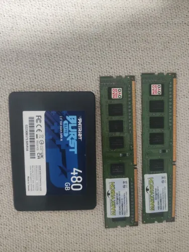 SSD 480Gb + 2 x 4GB Nem. DDR3