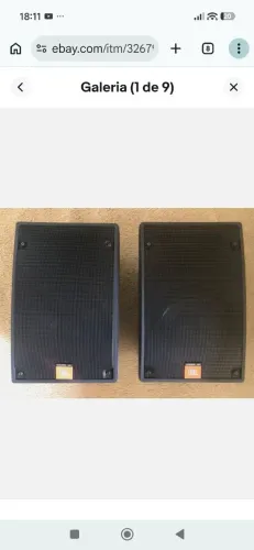 Monitor de referência Vintage JBL Sr8