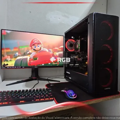 Computador Gamer Ryzen 7 2700X RTX 2060 6GB 16GB DDR4 SSD Sandisk 480GB RGB