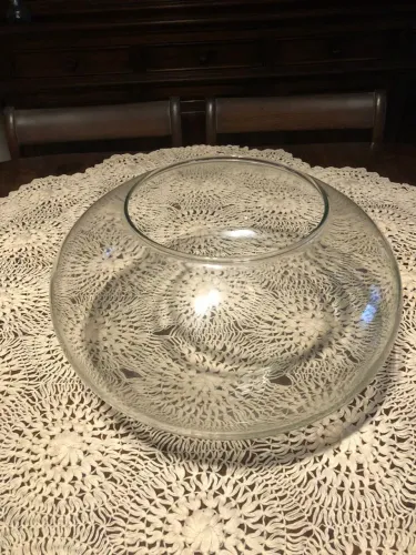Vaso de Vidro Redondo 40cm