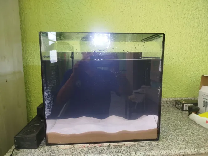 Aquário Bonanza 40 cm - 28 Litros | Com Tampa e Iluminação LED
