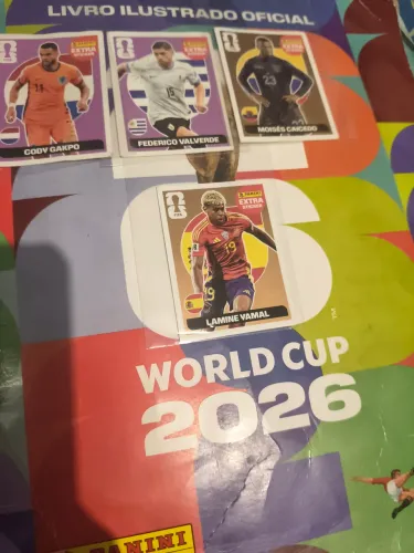 Figurinhas raras da copa do mundo