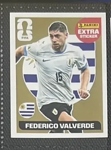 Figurinha Legend Valverde Ouro