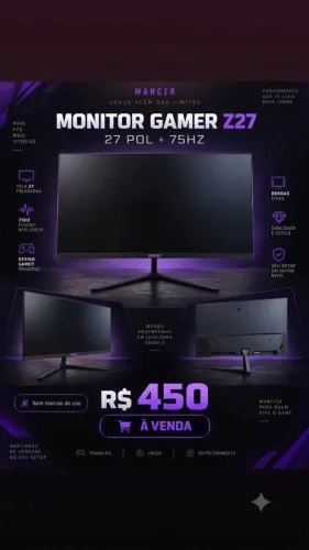Monitor Gamer Mancer Z27 27 Pol