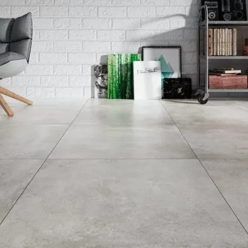Porcelanato Cimentício Acetinado Interno Borda Reta 70x70cm Quebec Cerbras