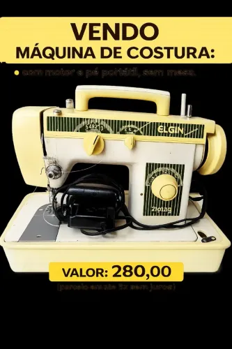 Vendo máquina de costura
