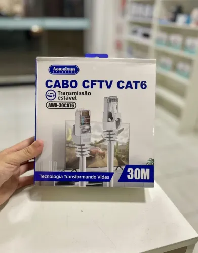 Cabo de rede cat6 30 metros (entrega rápida)