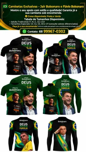 Camisas Bolsonaro