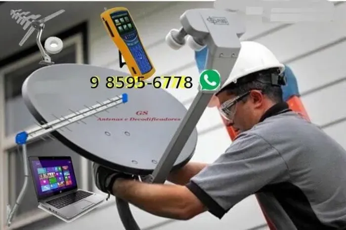Antenista, Instalação Apontamento de Antena e Digital