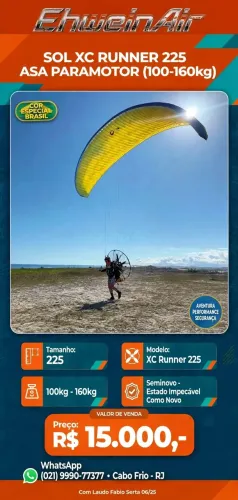 Asa Paramotor SOL XC Runner 225 (100-160kg)