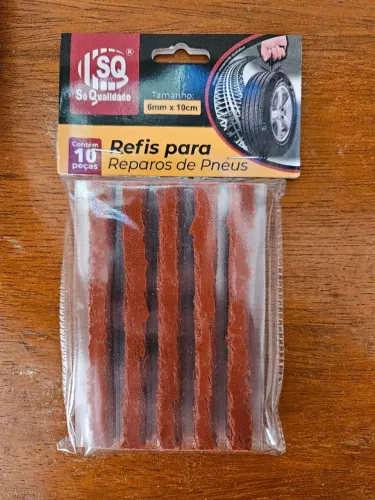 Inserto Macarrão Conserto Pneu Sem Câmara de Carro e Moto
