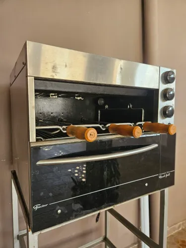 Churrasqueira Elétrica Fischer 220V Ranche Grill 3 espetos