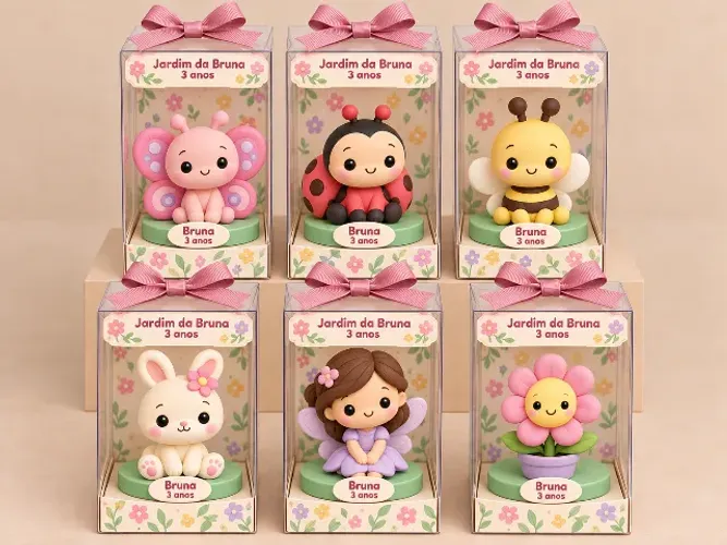 Lembrancinha Jardim Encantado Personalizado