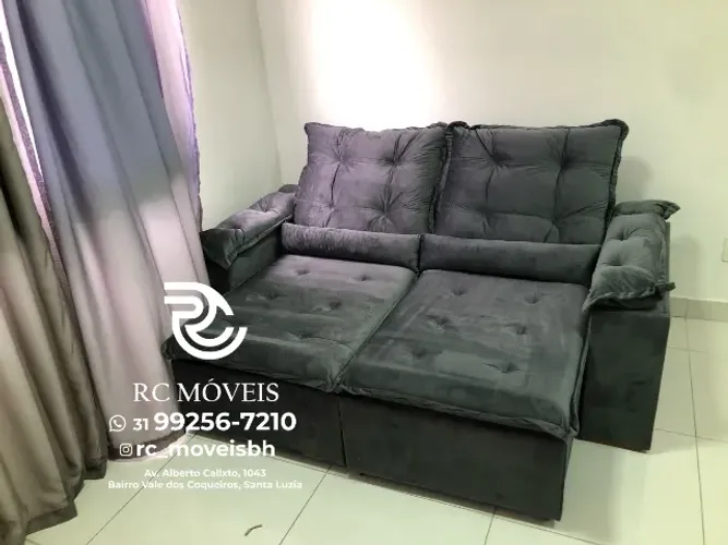 Sofá Londres Retrátil e Reclinável - Conforto, Elegância e Qualidade