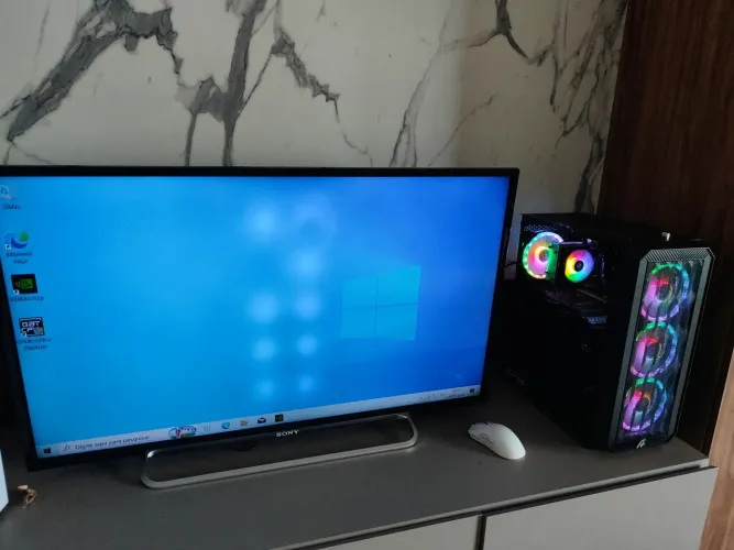 PC GAMER MAQUINA i5 7ªGer | 16GB RAM | GTX 1660 6GB | SSD+HD | FONTE EVGA 80 PLUS