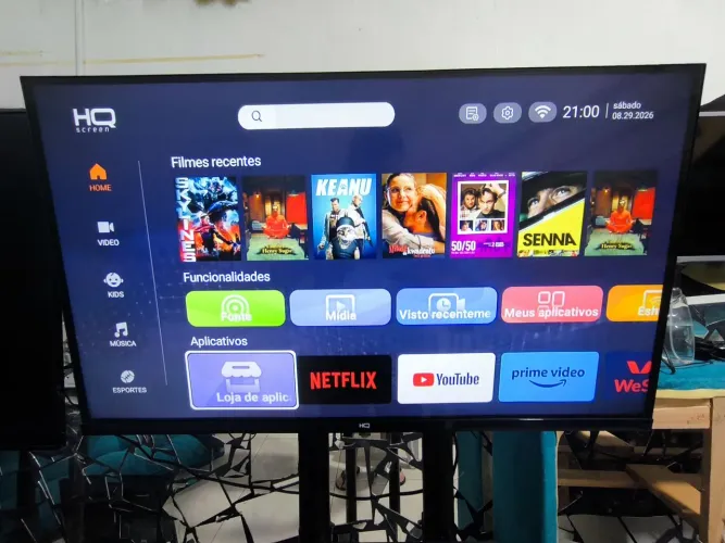 Tv 32 Smart Android Borda Infinita