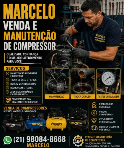 Manutenção de compressor