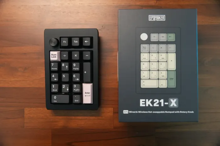 Teclado epomaker numérico mecânico ek21-x