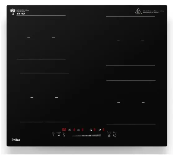 Cooktop de Indução Philco PCTQ1 Função Turbo 220V<br>Escolha da Amazon<br>