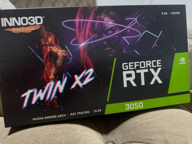 Placa de vídeo RTX 3050 6GB nova na caixa !