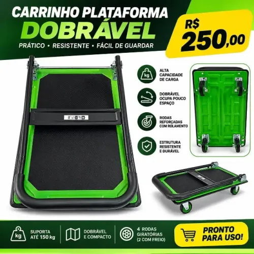 Carrinho Plataforma