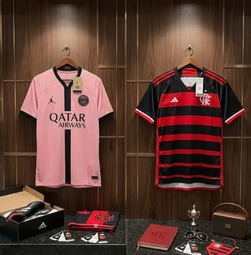 2 Camisas Por 1. PSG + Flamengo Tamanho 2GG