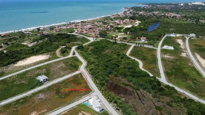Terreno em Condomínio à Venda  Viva o Paraíso na Praia de Muriú - 432 m² - Ceará-Mirim/RN 