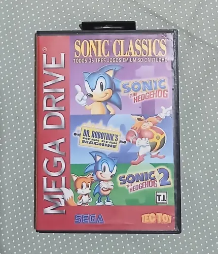 Sonic classics megadrive original usada