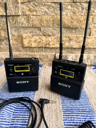 Microfone Lapela Sony B40 + URXP40