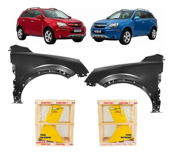Par Paralama Chevrolet  Captiva 2008 A 2017 Sport