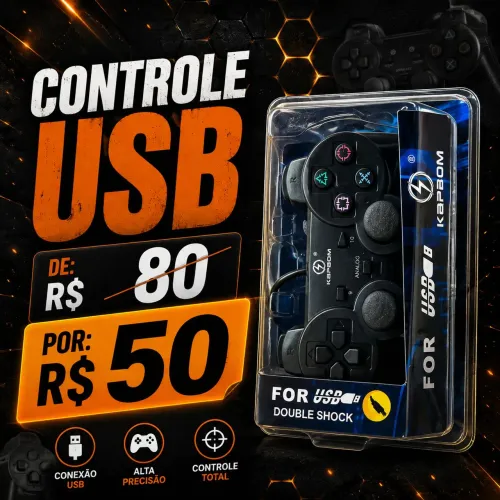 Controle USB pra computador Entregamos