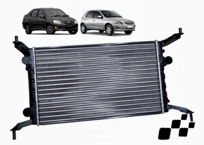 Radiador Celta / Prisma C/ar condicionado 2006 2007 2008 a 2012