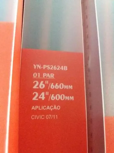 Palheta específica Civic 07 11