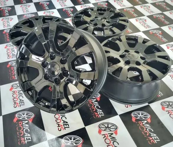 Jogo de rodas aro 18" Ford Ranger limited 6x139 Originais + Pintura Nova 