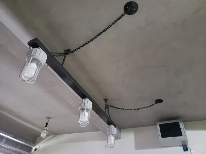 Luminária Pendente Industrial Rústica Ferro Blindada