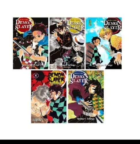 Mangá Demon Slayer do 01 ao 05