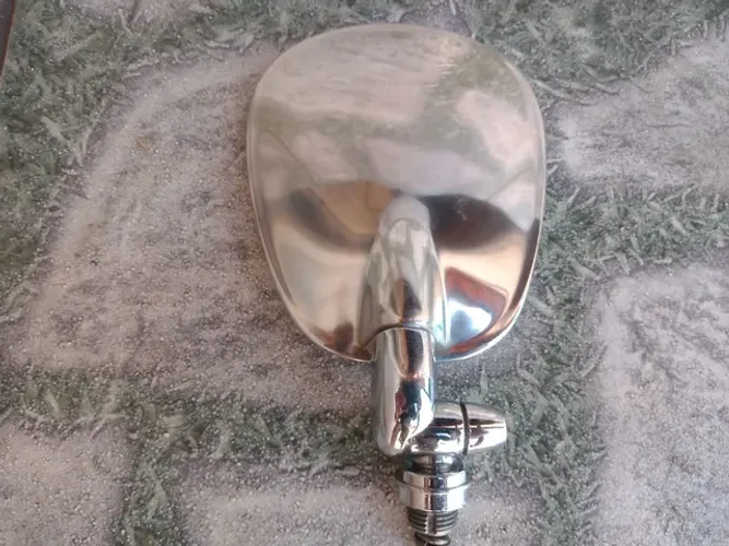 Retrovisor aço inox Fusca TL Variant Brasília sp2 