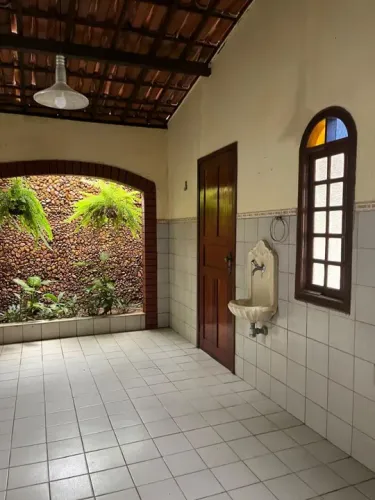 Casa charmosa com jardim interno Pacoty serra sua tranquilidade